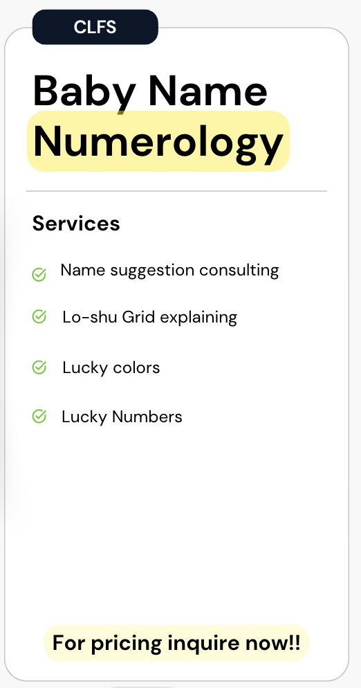 Baby Name Numerology